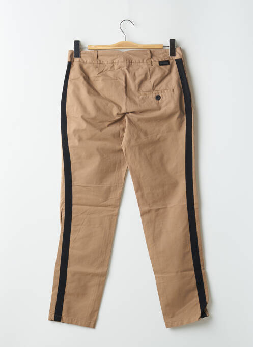 Pantalon chino marron LEON & HARPER pour femme
