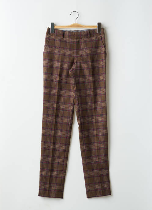 Pantalon chino marron LEON & HARPER pour femme