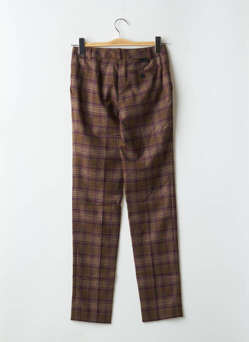 Pantalon chino marron LEON & HARPER pour femme