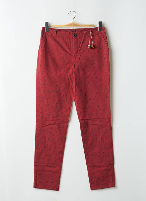 Pantalon chino rouge LEON & HARPER pour femme