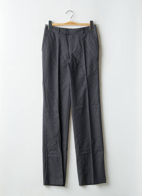 Pantalon droit gris clair LEON & HARPER pour femme