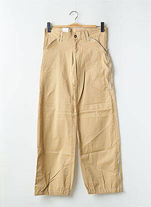 Pantalon droit tissage popeline taille normale beige LADY LEVI'S femme
