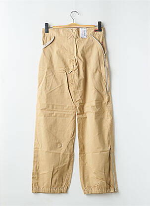 Pantalon droit tissage popeline taille normale beige LADY LEVI'S femme