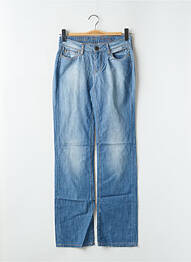 Jeans coupe droite taille normale taille normale bleu RWD femme