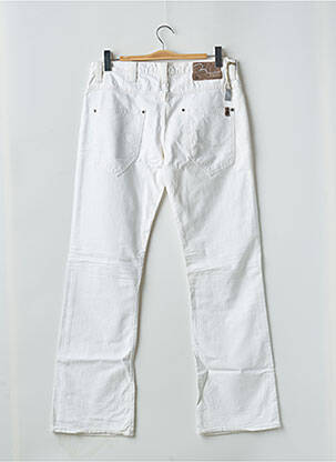 Jeans coupe droite taille normale taille normale blanc RWD femme