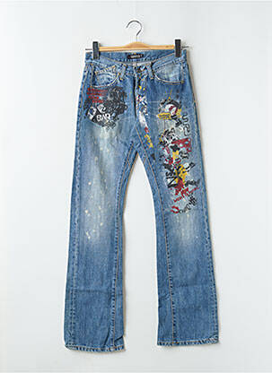Jean coupe flare taille normale taille normale bleu RWD femme