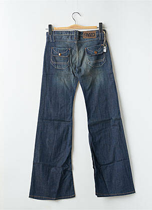 Jeans coupe droite taille normale taille normale bleu RWD femme