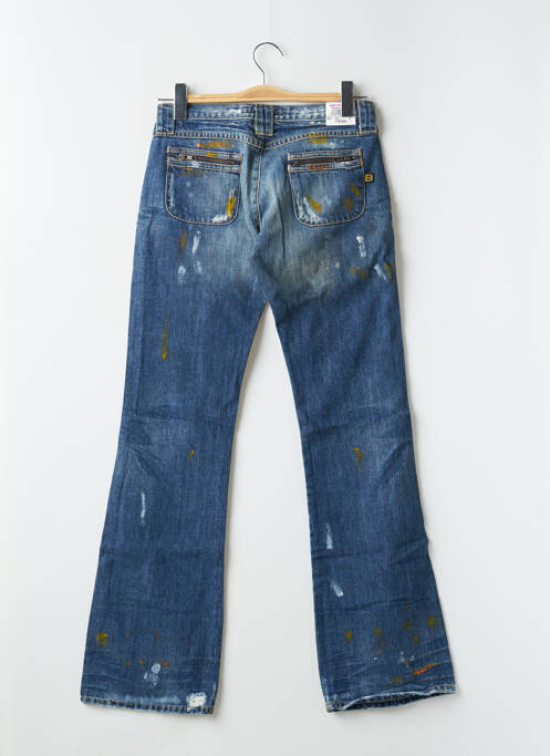 Jean coupe flare bleu RWD pour femme