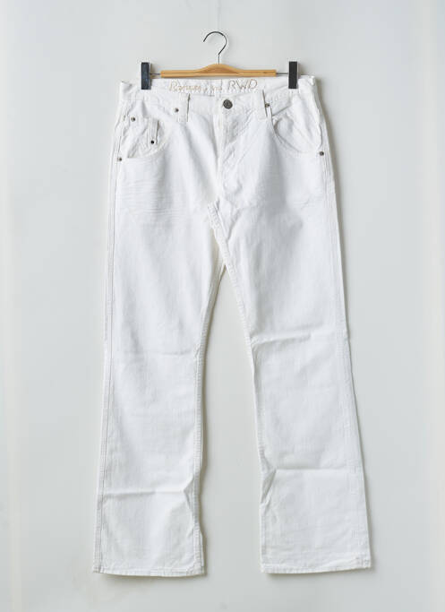 Jeans coupe droite blanc RWD pour femme