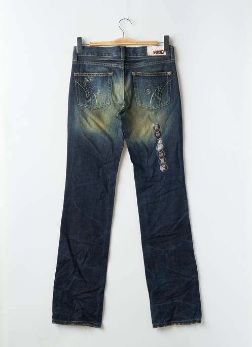 Jeans coupe droite bleu RWD pour femme