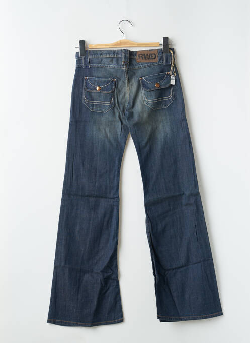 Jeans coupe droite bleu RWD pour femme