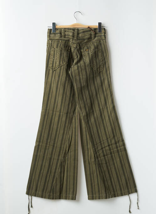 Jeans coupe droite vert LOIS pour femme