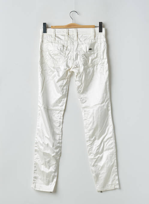 Jeans coupe slim blanc MISS SIXTY pour femme