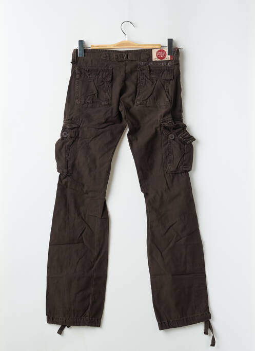 Pantalon cargo marron LE TEMPS DES CERISES pour femme