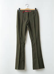 Pantalon flare stretch taille haute vert MISS SIXTY femme