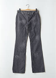 Jeans bootcut poches taille basse gris SCHOOL RAG femme