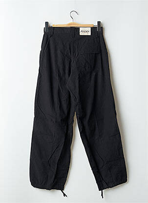 Pantalon 7/8 tissage popeline taille normale noir SCHOOL RAG femme