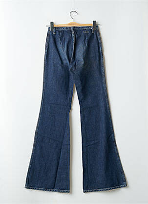 Jean coupe flare stretch taille haute bleu SCHOOL RAG femme