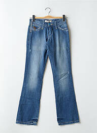 Jeans bootcut stretch taille basse bleu SCHOOL RAG femme