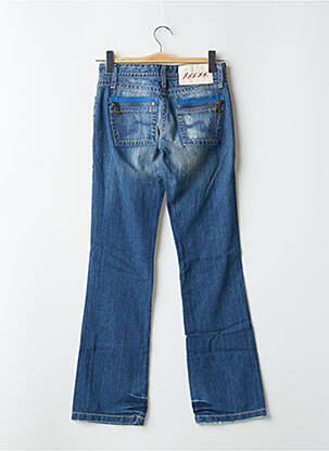 Jeans bootcut stretch taille basse bleu SCHOOL RAG femme