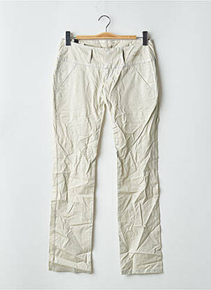 Pantalon slim taille basse taille basse beige FREEMAN T.PORTER femme