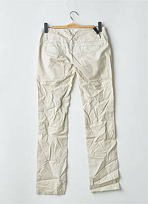 Pantalon slim taille basse taille basse beige FREEMAN T.PORTER femme