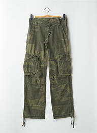 Pantalon cargo coupe droite taille normale vert TEDDY SMITH homme