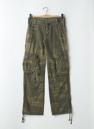 Pantalon cargo coupe droite taille normale vert TEDDY SMITH homme