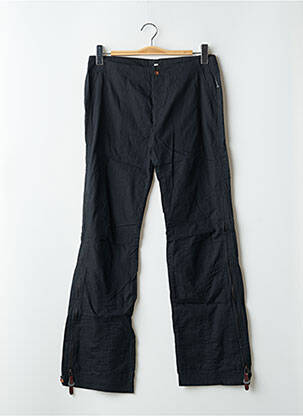Pantalon droit tissage popeline taille basse noir TEDDY SMITH homme
