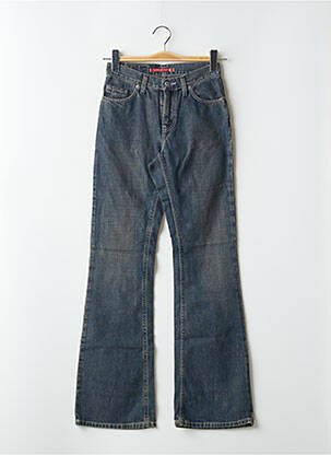 Jeans bootcut taille haute taille haute bleu TEDDY SMITH femme