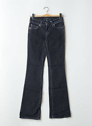 Jeans bootcut stretch taille basse noir TEDDY SMITH femme