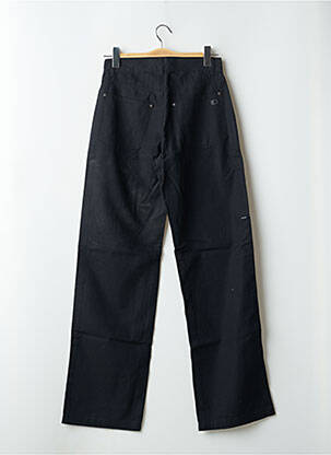 Jeans coupe droite fermeture zippée sous rabat boutonné taille haute noir TEDDY SMITH homme