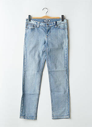 Jeans coupe slim taille basse taille basse bleu TEDDY SMITH femme