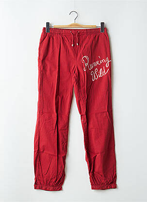Jogging sérigraphie taille normale rouge TEDDY SMITH homme