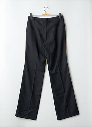 Pantalon flare taille à pinces noir TIM BARGEOT femme
