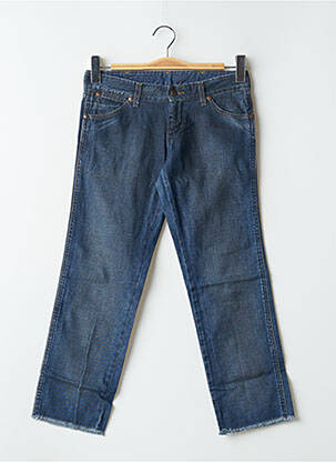 Jeans coupe droite stretch taille basse bleu WRANGLER femme