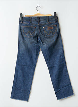 Jeans coupe droite stretch taille basse bleu WRANGLER femme