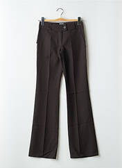 Pantalon flare marron TIM BARGEOT pour femme seconde vue