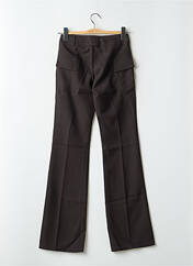 Pantalon flare marron TIM BARGEOT pour femme seconde vue