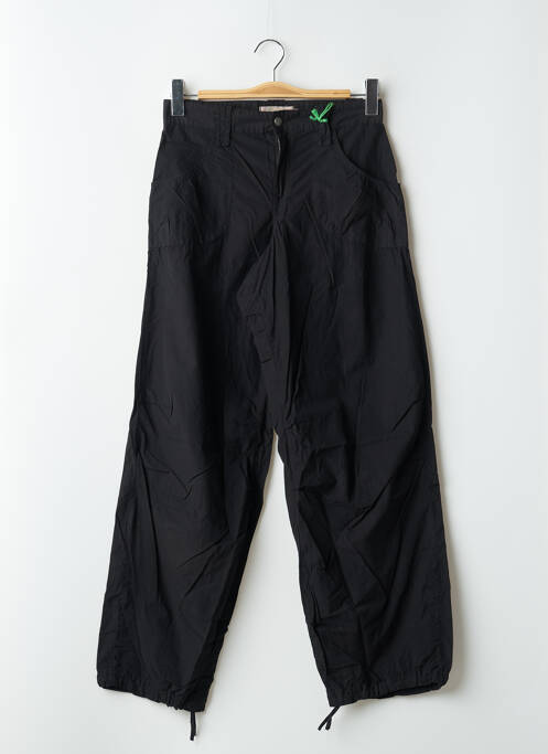 Pantalon 7/8 tissage popeline taille normale noir SCHOOL RAG femme