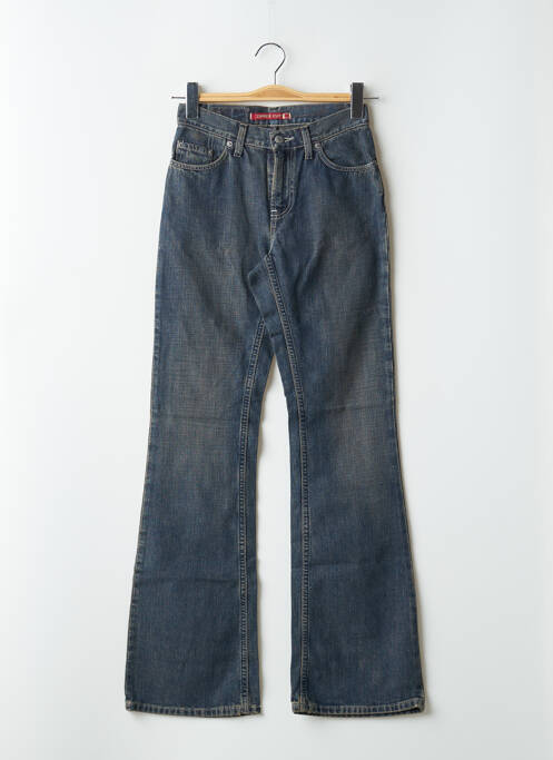 Jeans bootcut taille haute taille haute bleu TEDDY SMITH femme