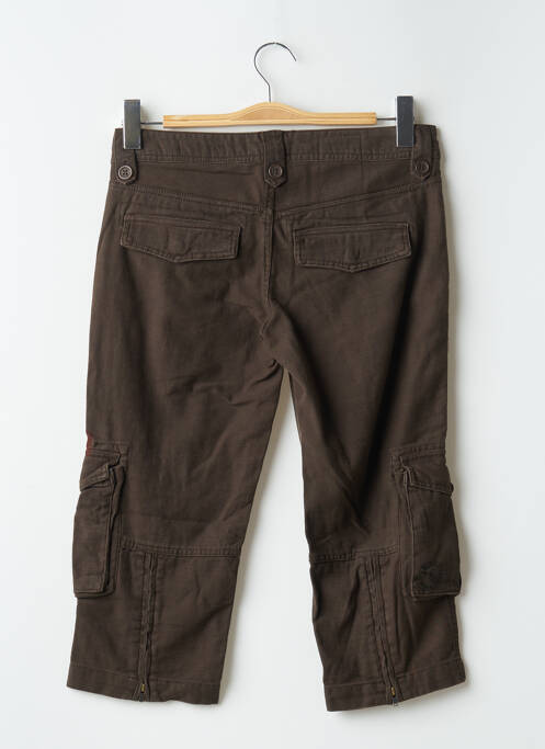 Pantacourt tissage popeline taille normale marron TEDDY SMITH homme