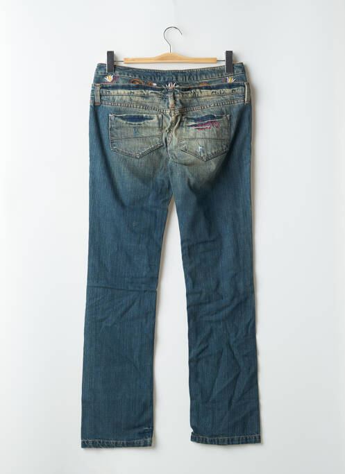 Jeans coupe droite bleu SCHOOL RAG pour femme