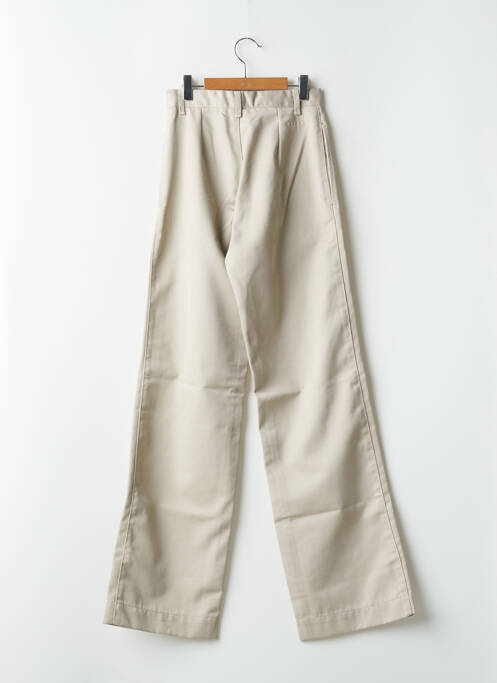 Pantalon droit beige SCHOOL RAG pour femme