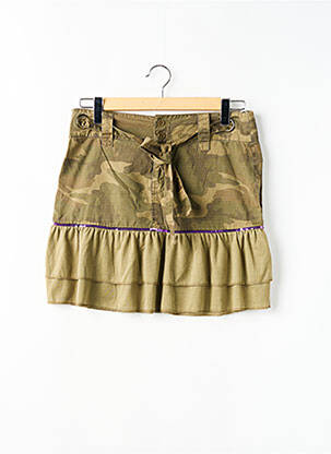 Jupe courte coupe évasée vert BLEND SHE femme