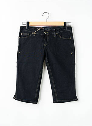 Corsaire tissage denim taille basse noir RWD femme
