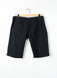Bermuda slim taille basse noir FREEMAN T.PORTER femme