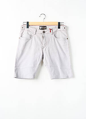 Bermuda poches taille normale gris FIVE PM homme
