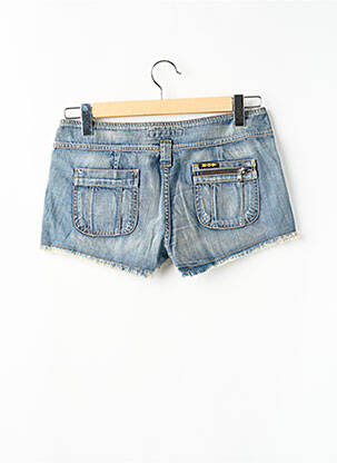 Short tissage denim taille basse bleu RWD femme