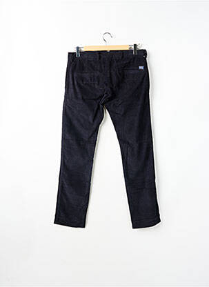 Pantalon chino fermeture zippée sous rabat avec crochet taille basse bleu DIESEL homme
